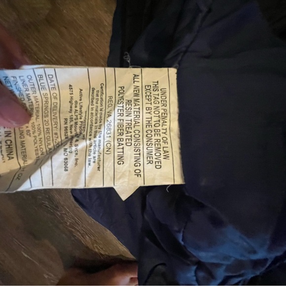 Alps Mummy Sleeping Bag Blue Springs 20 Warm Compression Camping Single Hiking - Picture 10 of 14